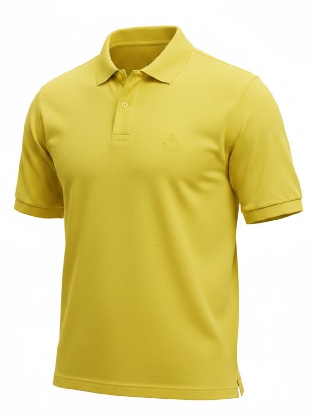 XXL Faconnable Mens Yellow Cotton Polo Shirt Preppy Ivy beach resort